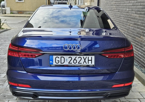 Audi A6 cena 143500 przebieg: 135000, rok produkcji 2021 z Tczew małe 407